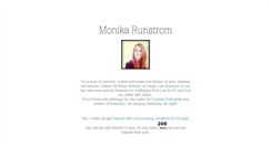 Desktop Screenshot of monikarunstrom.com