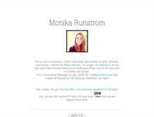 Tablet Screenshot of monikarunstrom.com